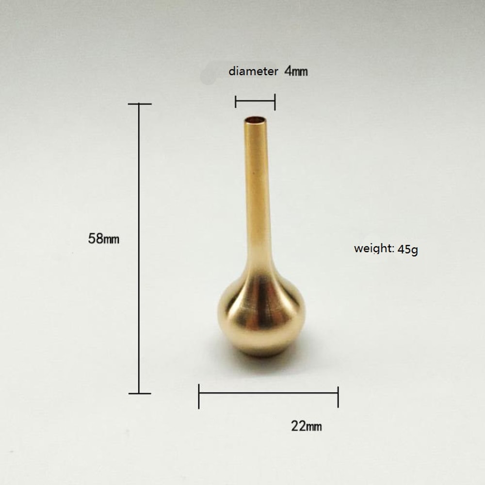 Mini Copper Vase Retro Brass Flower Bottle For Elegant Home Decor 4