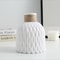 Nordic Water Ripple Vase Modern Plastic Flower Vase For Desktop And Living Room Decor 4