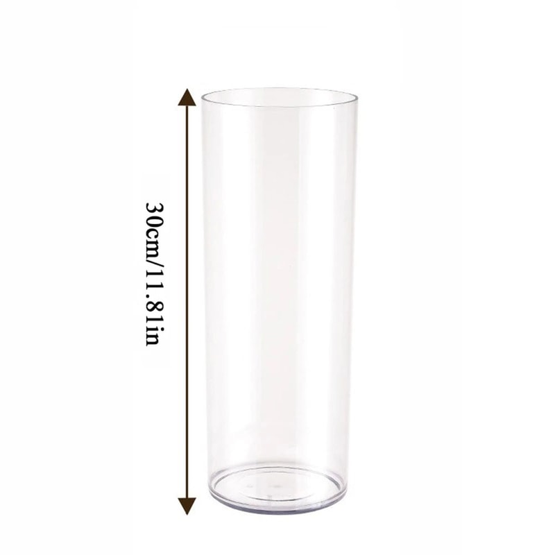 Clear Acrylic Cylinder Vase For Wedding Centerpieces And Hydroponic Flowers 7