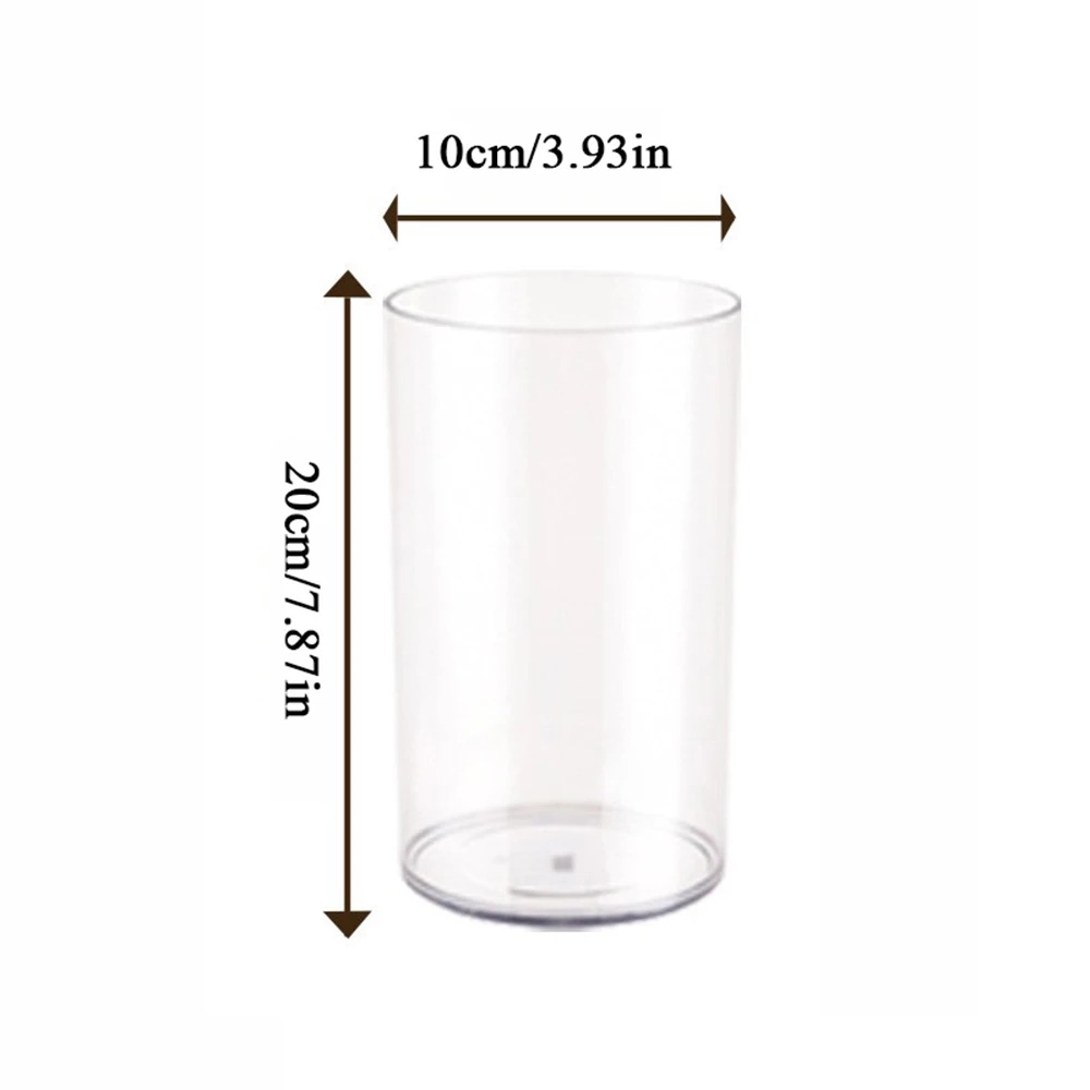 Clear Acrylic Cylinder Vase For Wedding Centerpieces And Hydroponic Flowers 6