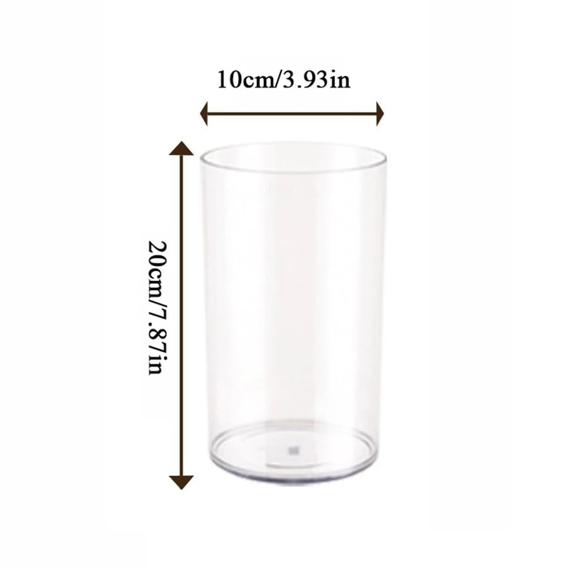 Clear Acrylic Cylinder Vase For Wedding Centerpieces And Hydroponic Flowers 6