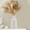 White Donut Vase for Pampas Grass Modern Minimalist Ceramic Decor
