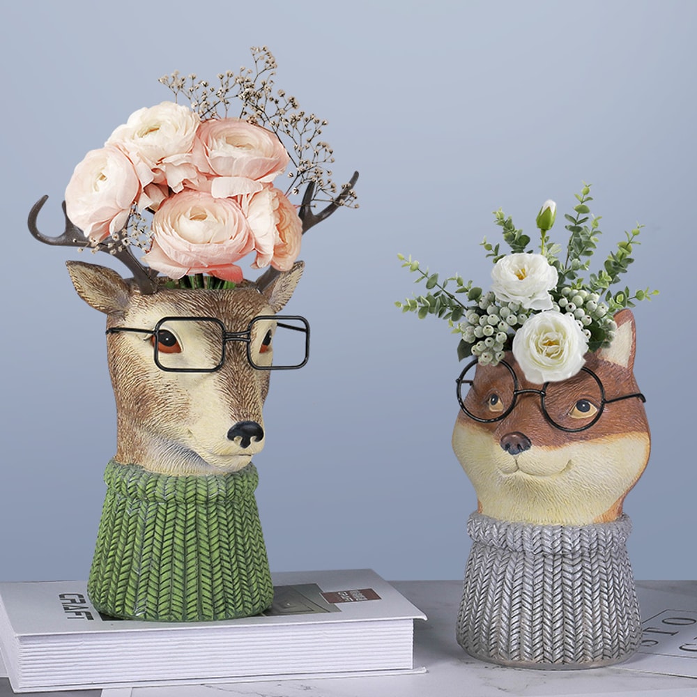 Animal Planter Vase For Home And Garden Decor 2