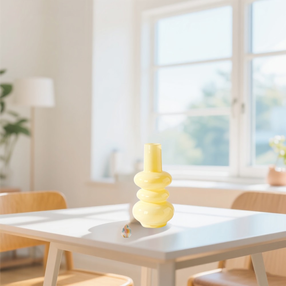 Blush Boho Pink Glass Vase For Flowers Hydroponic Bud Vase Vintage Home Decor 6