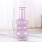 Blush Boho Pink Glass Vase For Flowers Hydroponic Bud Vase Vintage Home Decor 3
