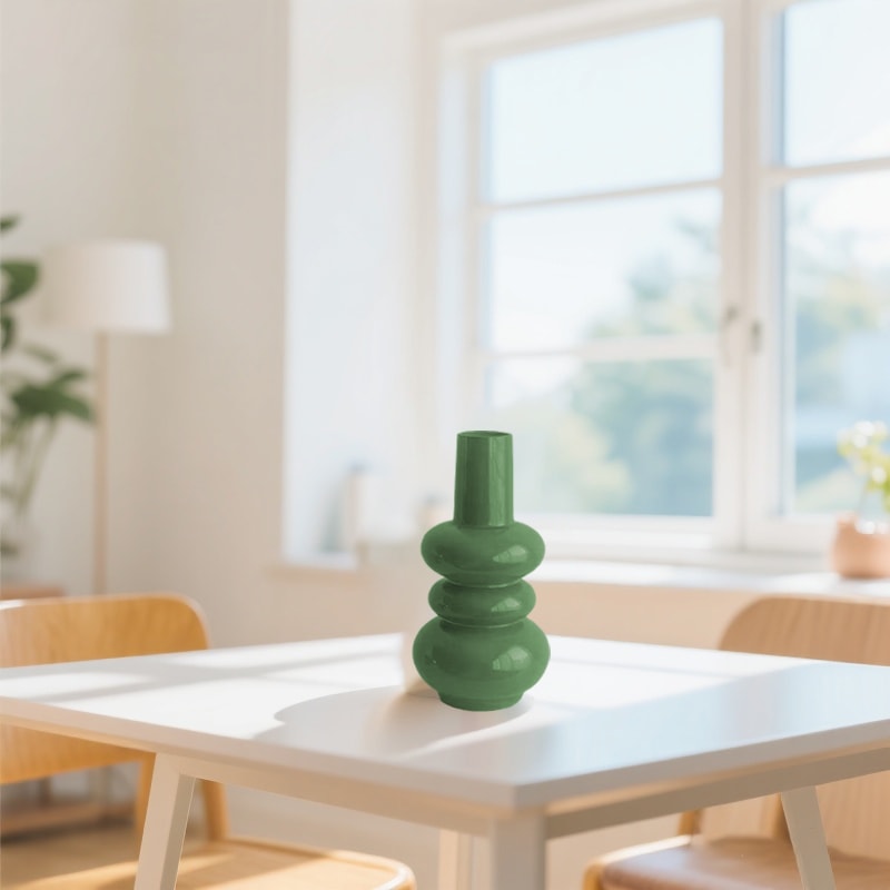 Blush Boho Pink Glass Vase For Flowers Hydroponic Bud Vase Vintage Home Decor 5