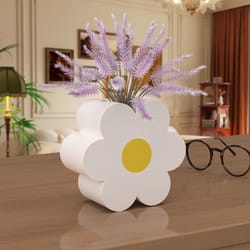 small ceramic bud vase for living room modern home decor