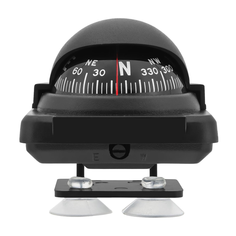 Car Compass Dashboard Mount With Suction Cup 0