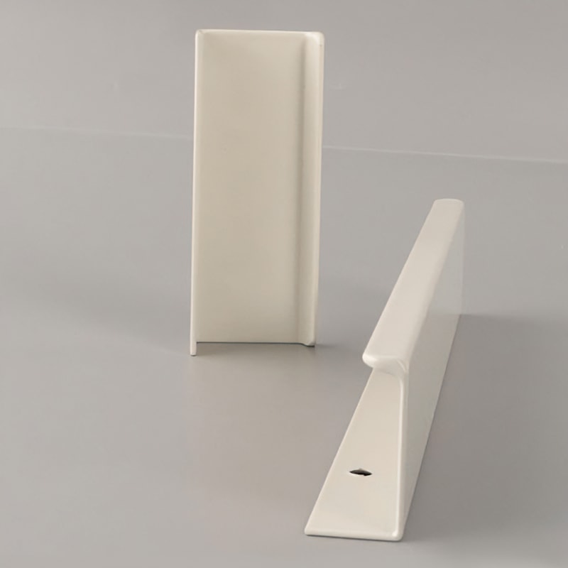 Curved Hidden Cabinet Handle Aluminum Finger Edge Pull for Kitchen Cabinets, Wardrobes and Drawers