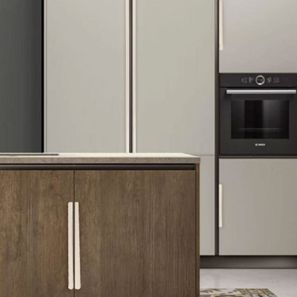 Curved Hidden Cabinet Handle Aluminum Finger Edge Pull for Kitchen Cabinets, Wardrobes and Drawers