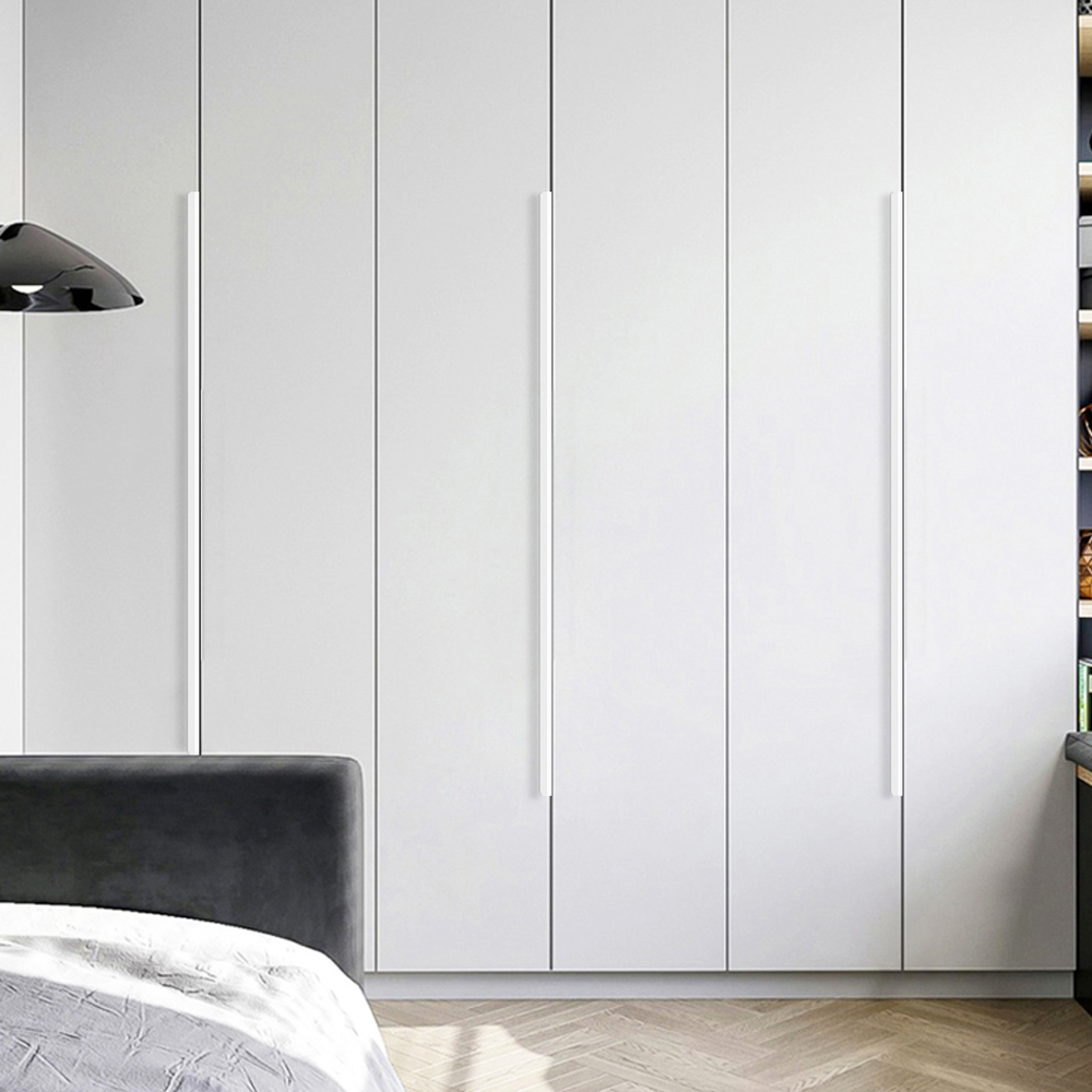 Modern Hidden Cabinet Handles Aluminum Alloy Drawer Pulls For Kitchen Cabinets And Wardrobes 5