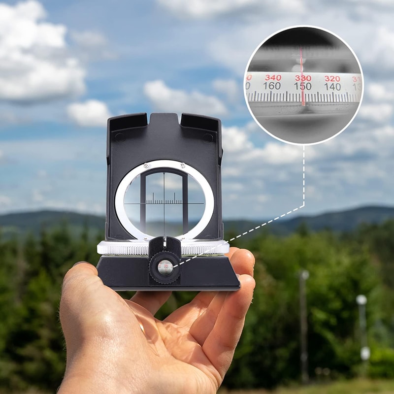 Military Compass Lensatic Survival Compass With Pouch For Hiking And Orienteering 5