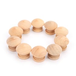 wood cabinet knobs natural round drawer pulls for cabinets, dressers and wardrobes