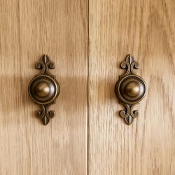 vintage brass cabinet knob single hole antique drawer and wardrobe pull