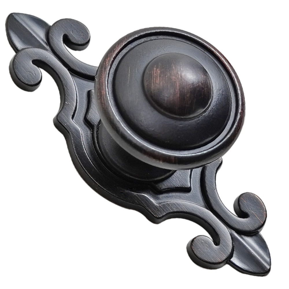 Vintage Brass Cabinet Knob Single Hole Antique Drawer And Wardrobe Pull 5