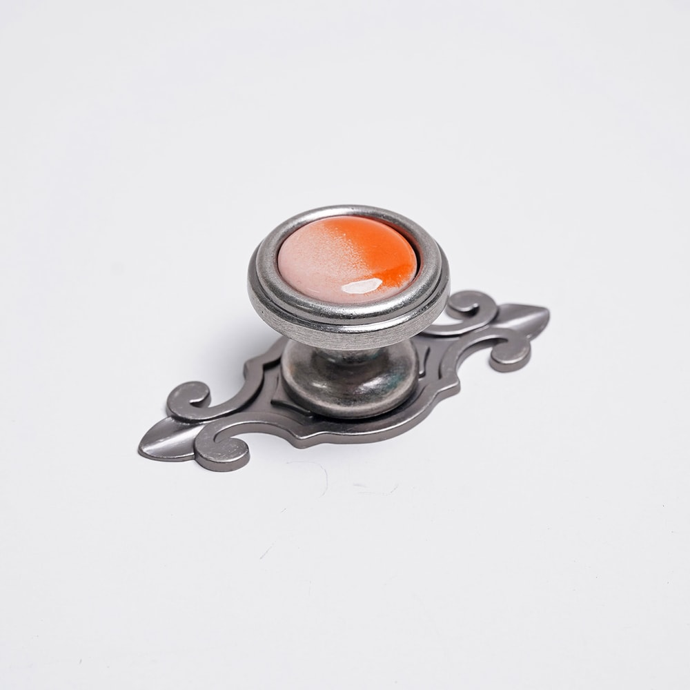 Vintage Ceramic Cabinet Knobs Bird Floral Drawer Pulls Set 9