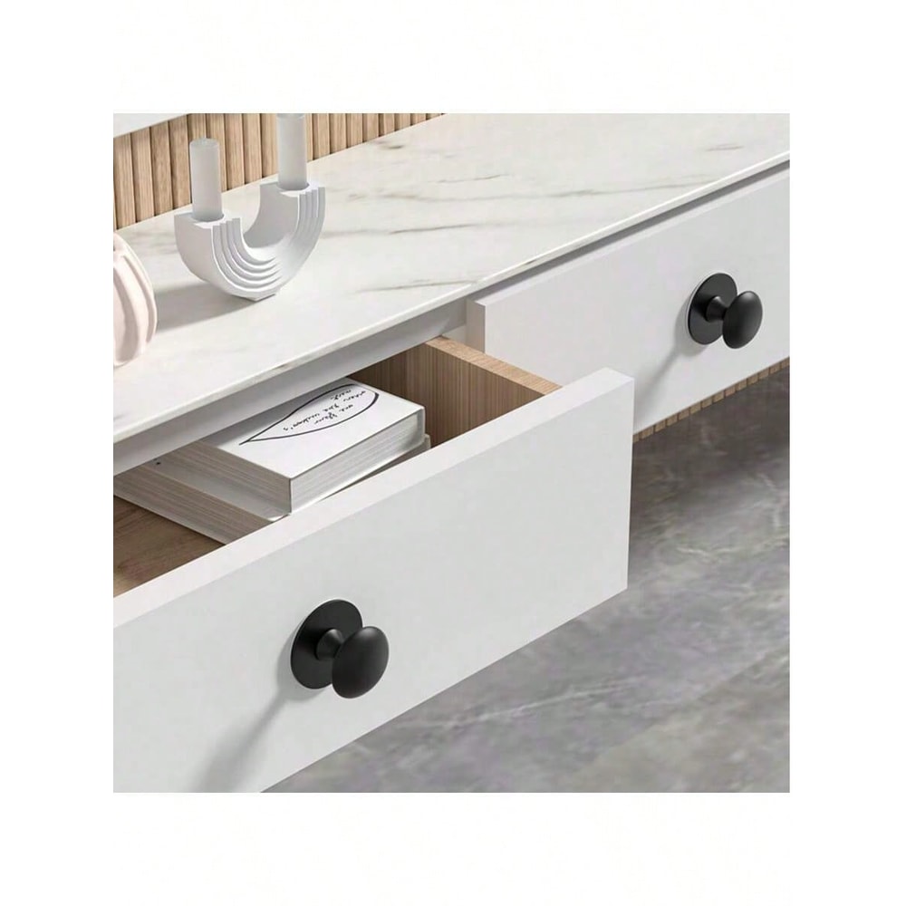 Self Adhesive Cabinet Knobs Stainless Steel No Drill Drawer Pulls 3