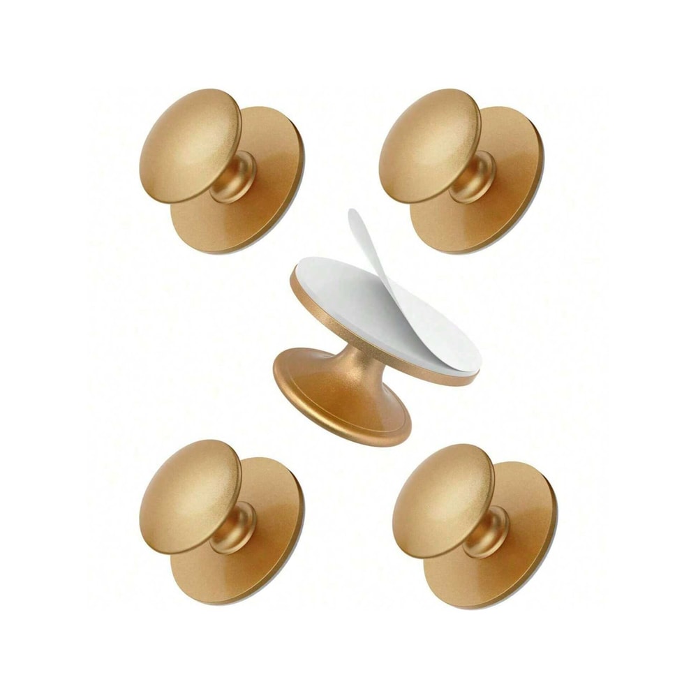 Self Adhesive Cabinet Knobs Stainless Steel No Drill Drawer Pulls 8