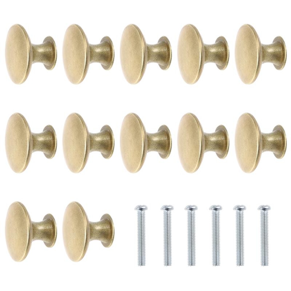 Gold Mini Drawer Knobs for Jewelry Boxes Cabinets and Small Furniture