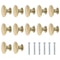 Gold Mini Drawer Knobs for Jewelry Boxes Cabinets and Small Furniture