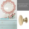 Gold Mini Drawer Knobs for Jewelry Boxes Cabinets and Small Furniture