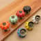 Vintage Pumpkin Ceramic Cabinet Knobs For Drawers Dressers And Kitchen Cupboards 1