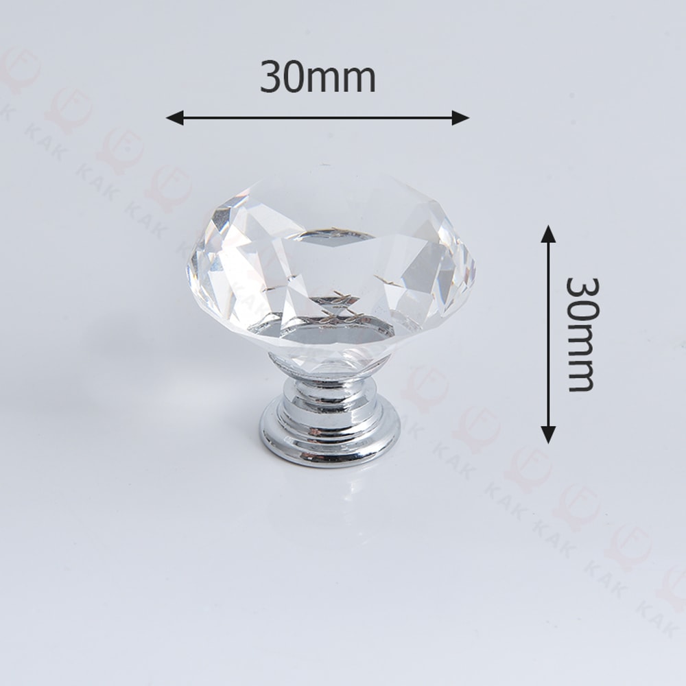 Crystal Cabinet Knobs Gold Drawer Handles Set Luxury Diamond Kitchen Cabinet Pulls 5