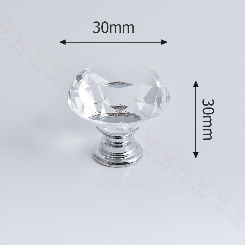 Crystal Cabinet Knobs Gold Drawer Handles Set Luxury Diamond Kitchen Cabinet Pulls 5