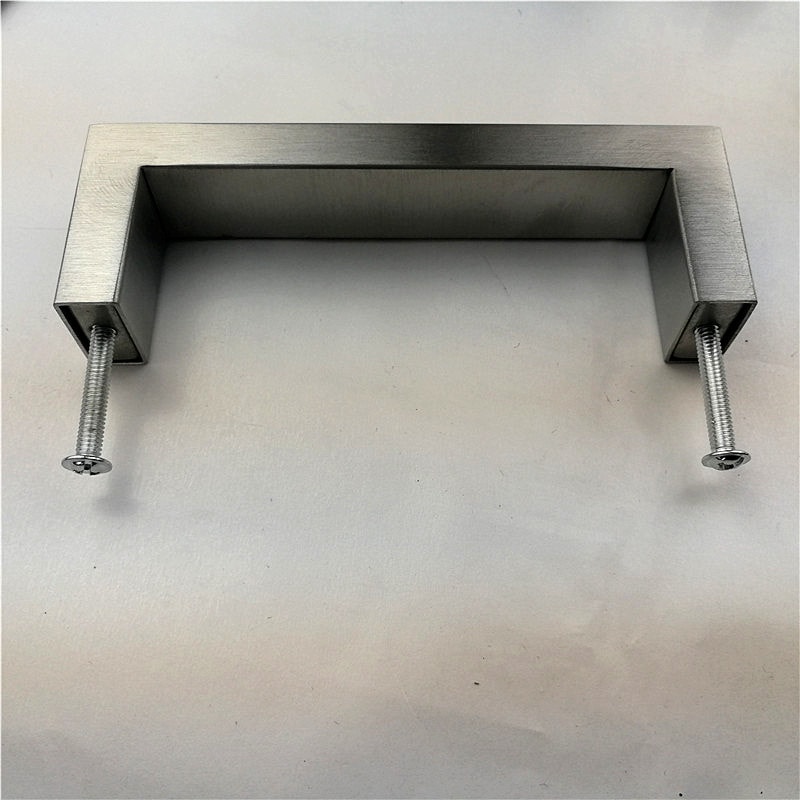 Modern Stainless Steel Cabinet Handles Brushed Nickel Square Bar Kitchen Cabinet Pulls 3
