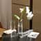 Clear Cylinder Vase Set for Flowers, Desktop Decor and Wedding Centerpieces