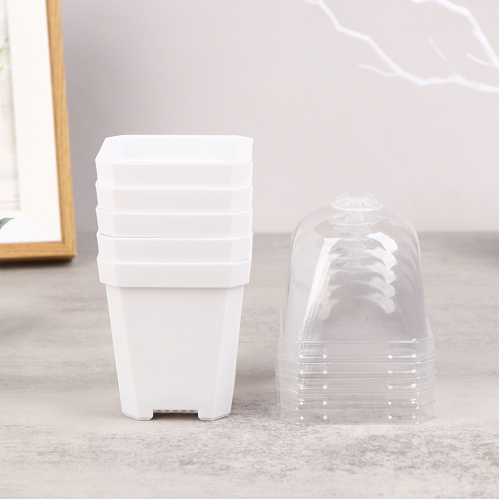 Seed Starting Pots With Clear Humidity Dome For Seedlings And Cuttings 5