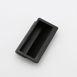 black nylon recessed cabinet handle flush pull