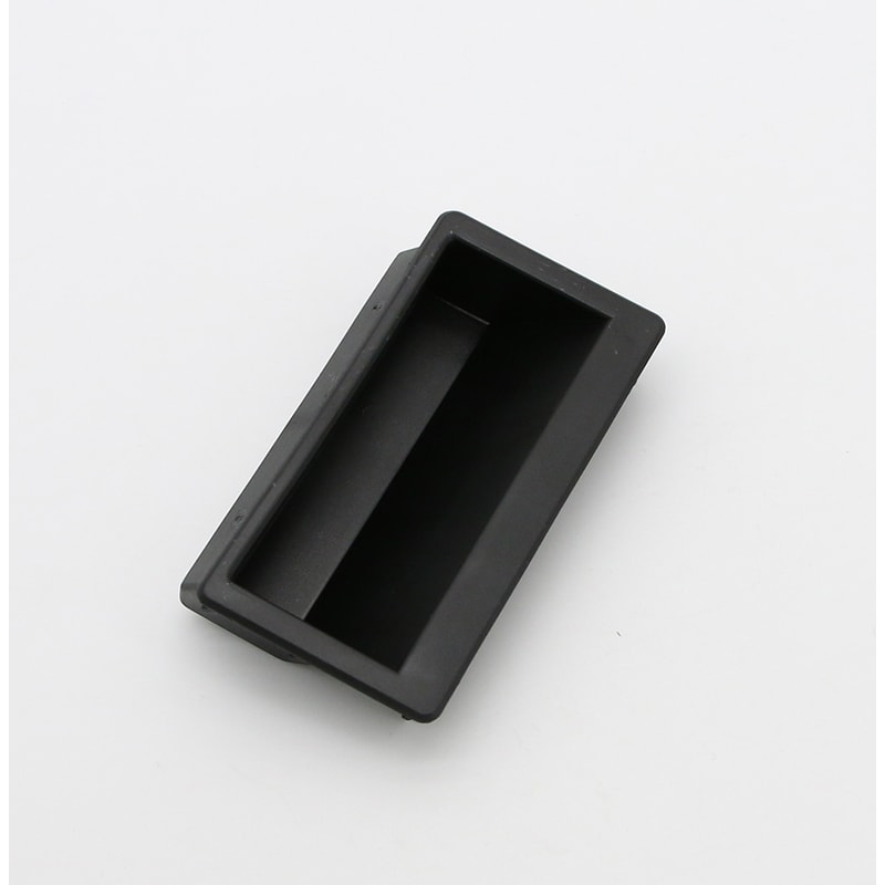 Black Nylon Recessed Cabinet Handle Flush Pull 0