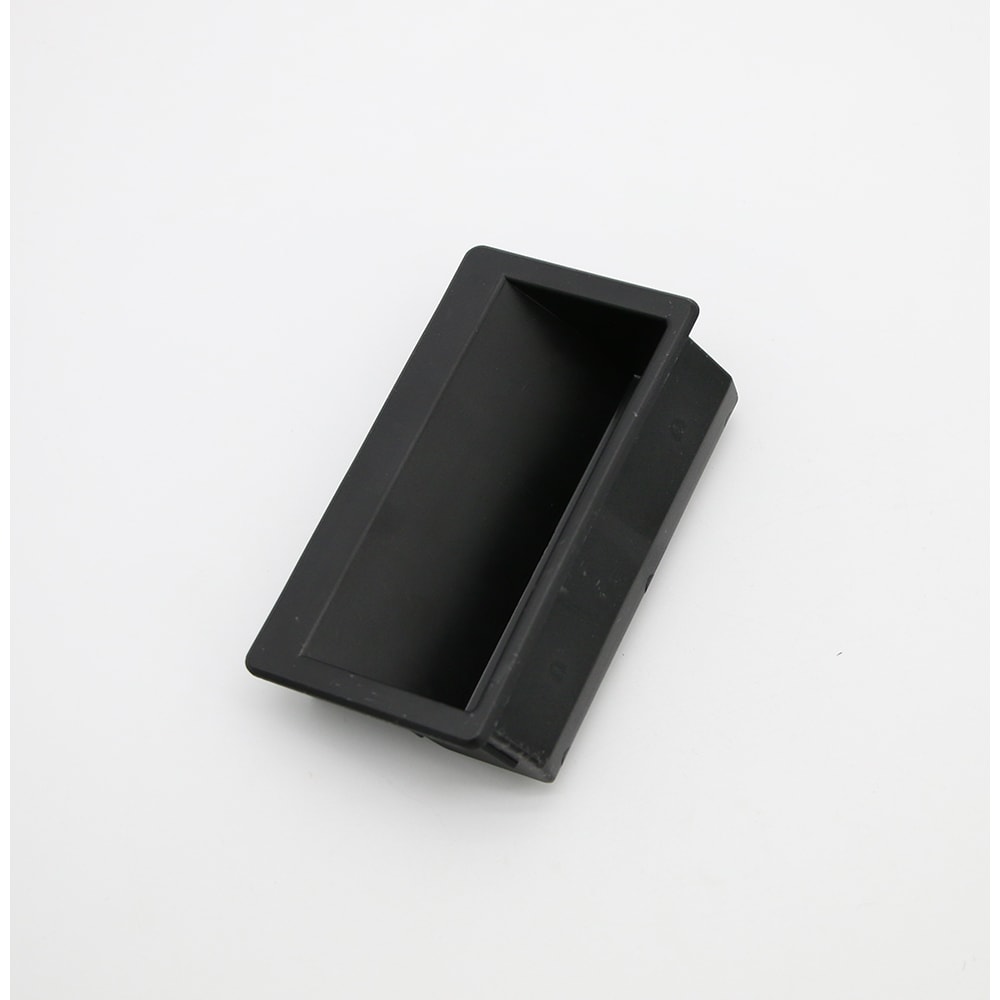 Black Nylon Recessed Cabinet Handle Flush Pull 1