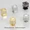 Luxury Crystal Cabinet Knob Single Hole Diamond Drawer Pull For Wardrobe And Cabinet Doors 0