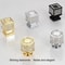 Luxury Crystal Cabinet Knob Single Hole Diamond Drawer Pull For Wardrobe And Cabinet Doors 0