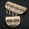 Brushed Gold Leaf Cabinet Pulls And Knobs For Drawers And Cabinets 1