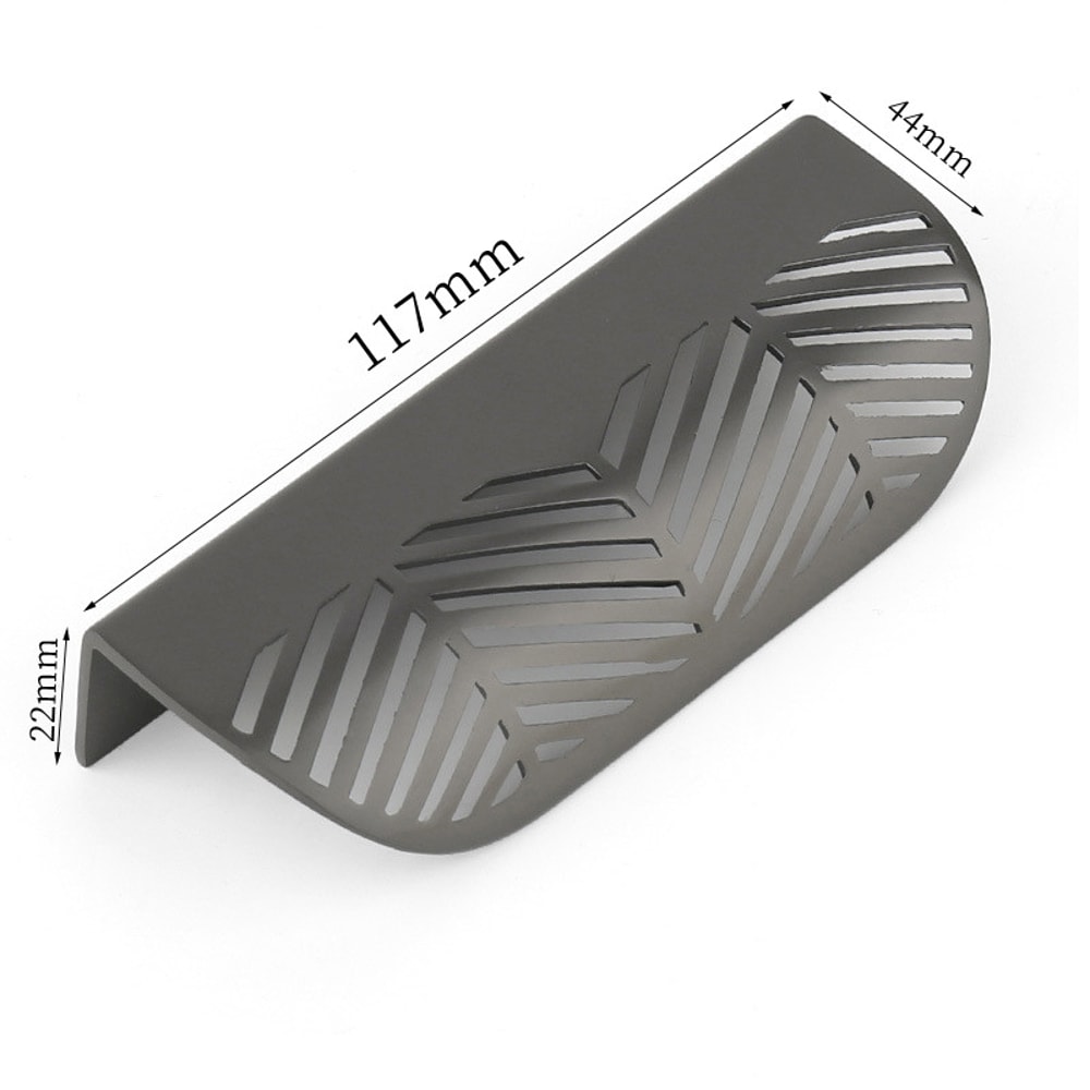 Brushed Gold Leaf Cabinet Pulls And Knobs For Drawers And Cabinets 8