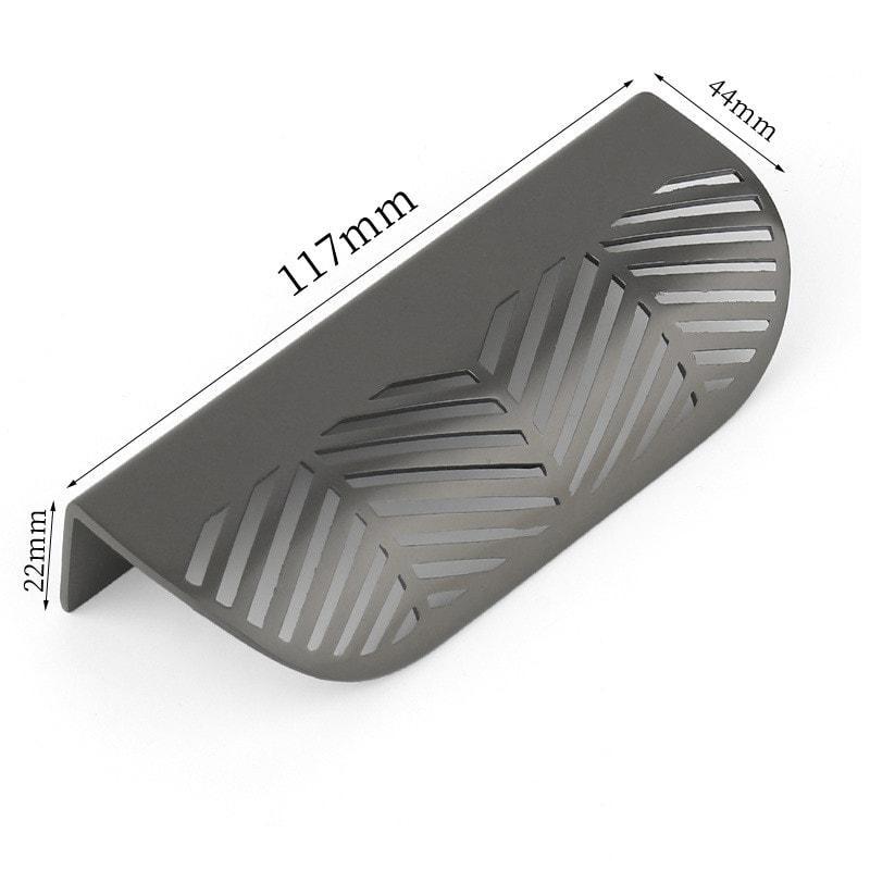 Brushed Gold Leaf Cabinet Pulls And Knobs For Drawers And Cabinets 8