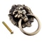Vintage Lion Head Ring Pull Antique Bronze Cabinet Handle 7