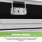 Stainless Steel Folding Toolbox Handle Set, Spring Loaded Chest Pulls