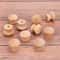 Natural Wood Cabinet Knobs Set for Drawers, Dressers and Wardrobes