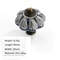 Vintage Ceramic Cabinet Knob Single Hole Round Drawer Handle 6