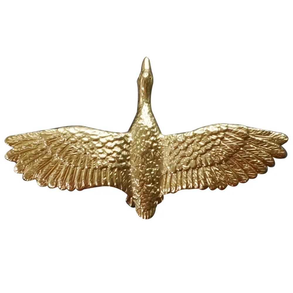 Brass Goose Drawer Pull Gold Cabinet Knob 4
