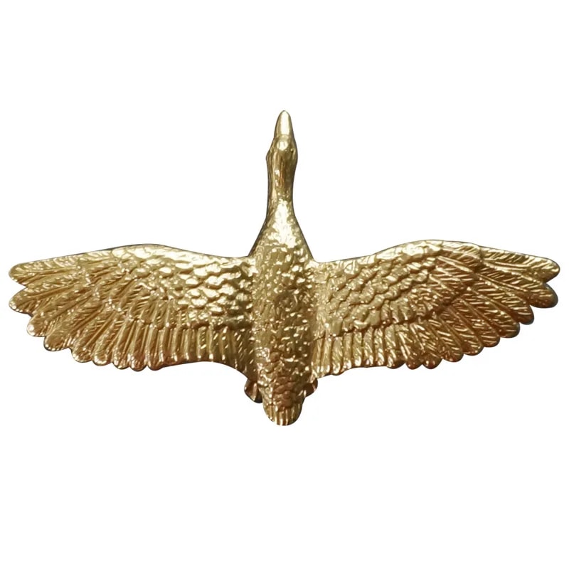 Brass Goose Drawer Pull Gold Cabinet Knob 4