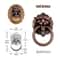 Vintage Lion Head Drawer Pull Ring Knob For Cabinet Dresser Jewelry Box 4