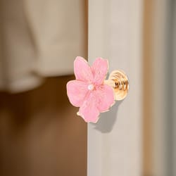 elegant flower cabinet knobs for drawers and dressers