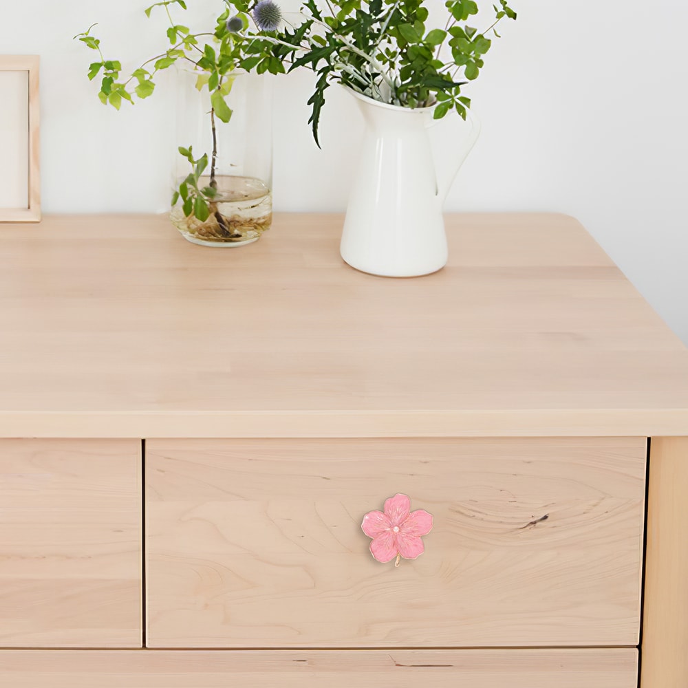 Elegant Flower Cabinet Knobs for Drawers and Dressers