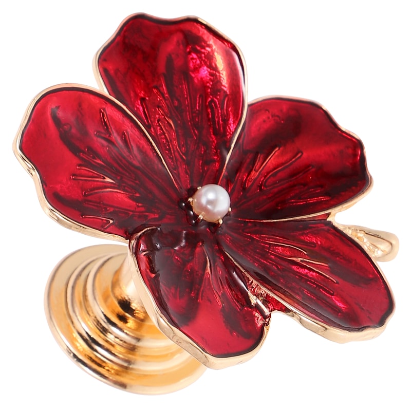 Elegant Flower Cabinet Knobs for Drawers and Dressers