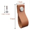 Handmade Leather Cabinet Pulls Set Minimalist Drawer Handles For Kitchen And Dresser 2